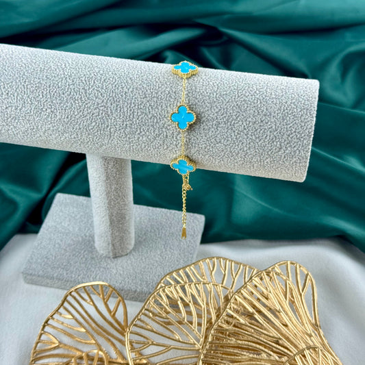 ITALIAN GOLD BRACELET.