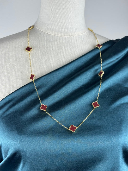ITALIAN GOLD NECKLACE.