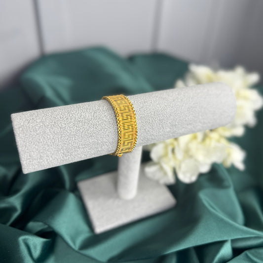 ITALIAN GOLD BRACELET.