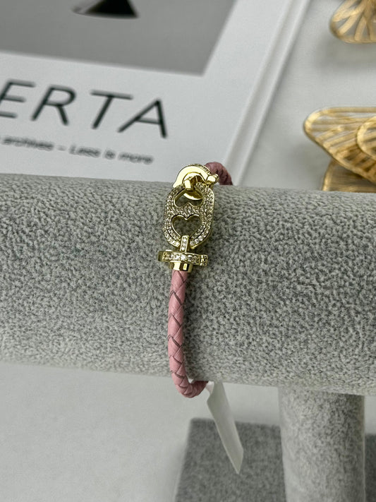 ITALIAN GOLD BRACELET.