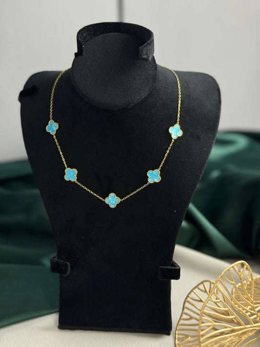 ITALIAN GOLD NECKLACE.