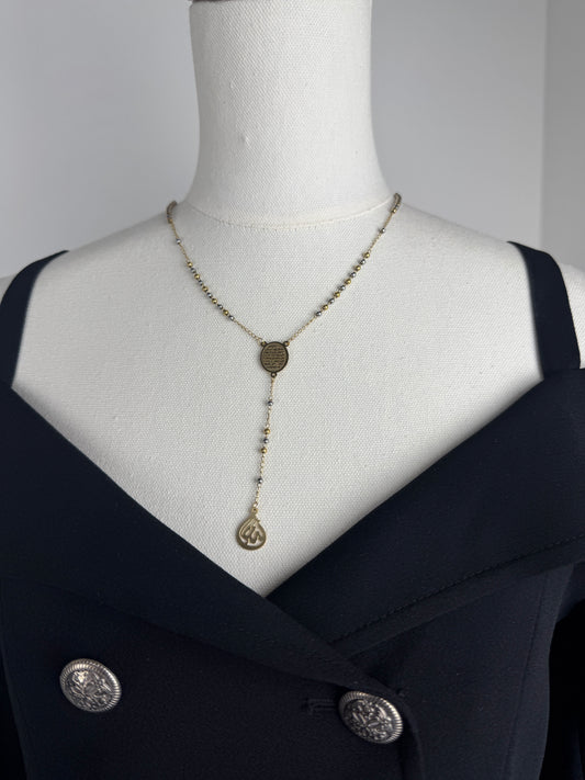 ITALIAN GOLD NECKLACE.