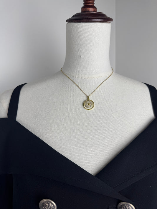 ITALIAN GOLD NECKLACE.