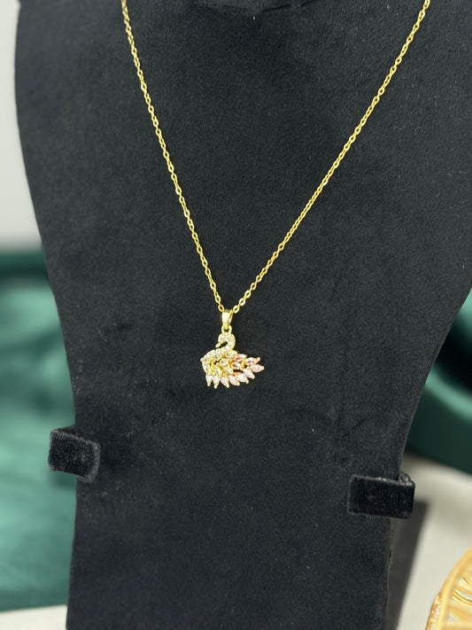 ITALIAN GOLD NECKLACE.