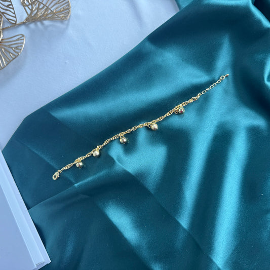 ITALIAN GOLD BRACELET.